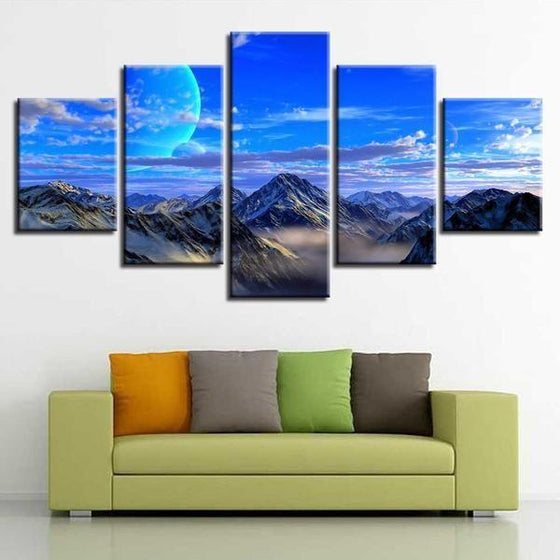 Nature Inspired Metal Wall Art Canvas