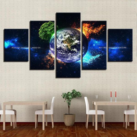 Nature Inspired Planet Wall Art