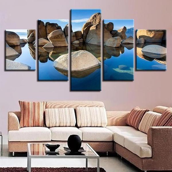 Scenic Rock Formation Canvas Art