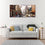 New York City Street View 3-Panel Canvas Wall Art Living Room