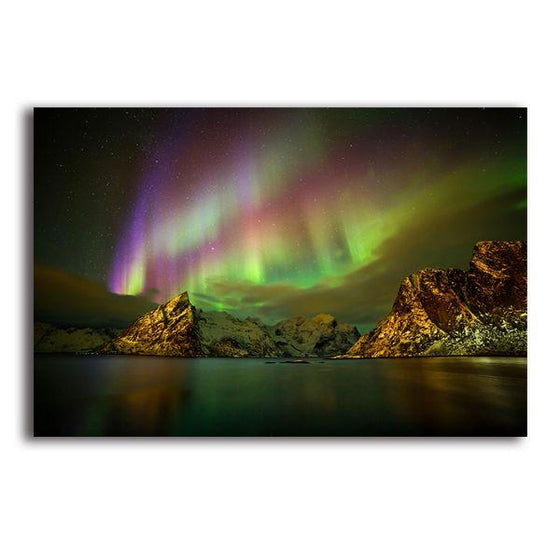 Norwegian Fjords 1 Panel Canvas Wall Art