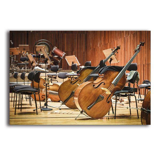Orchestra Instruments 1 Panel Canvas Wall Art