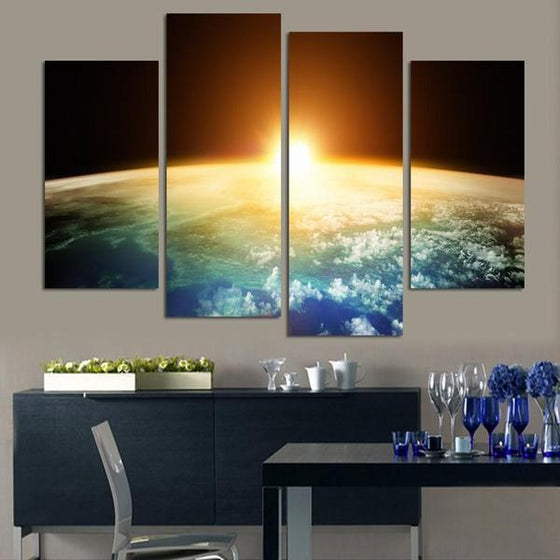 Outer Space Sunrise Wall Art