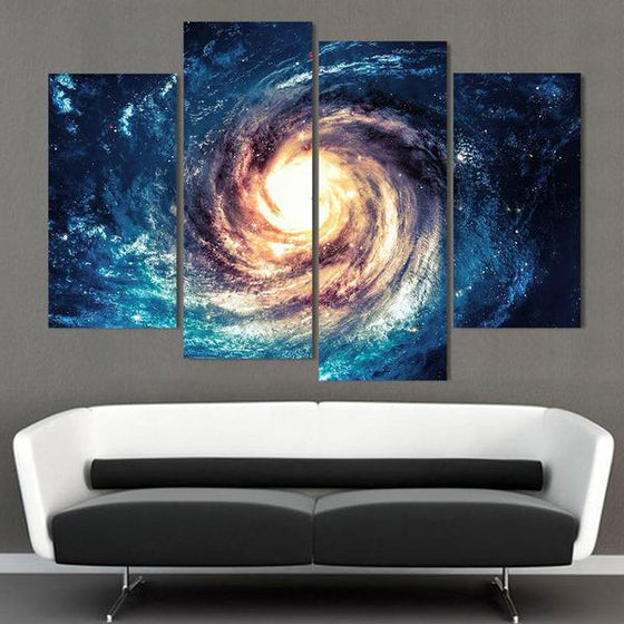 Milky Way Galaxy Canvas Wall Art Living Room