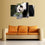 Panda Wall Art Canvas