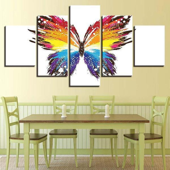 Pastel Colors Wall Art Dining Room