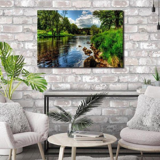 Peaceful River View Wall Art Decor