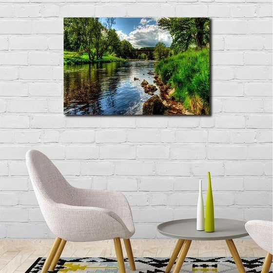 Peaceful River View Wall Art Dining Room