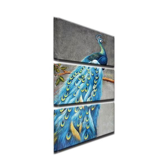 Peacock Feather Metal Wall Art Prints