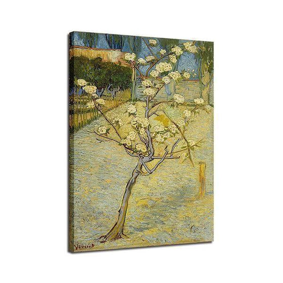 Blossoming Pear Tree 1888 By Van Gogh Canvas Wall Art