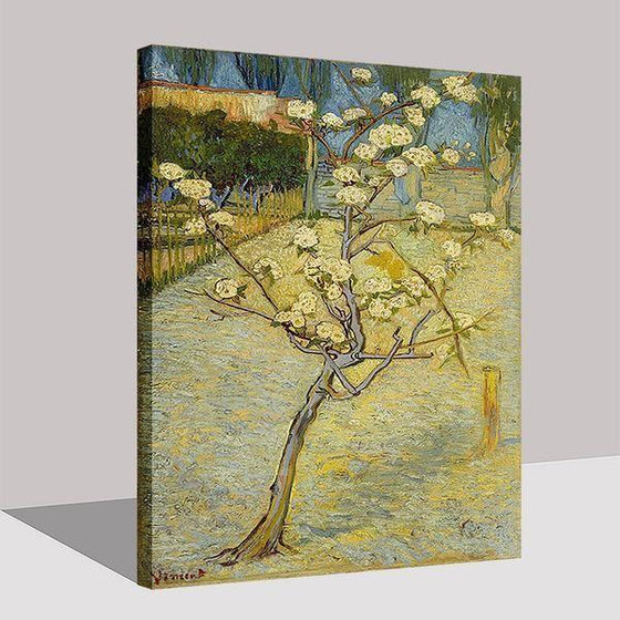 Blossoming Pear Tree 1888 By Van Gogh Canvas Wall Art Prints