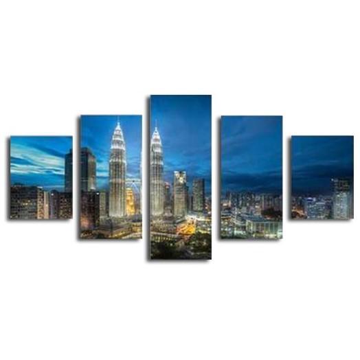 Petronas Twin Towers Canvas Wall Art