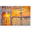 Piazza San Marco Sunrise 3 Panels Canvas Wall Art