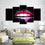 Pink Lips Wall Art