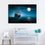 Pirate Ship & Full Moon Canvas Wall Art Nursery