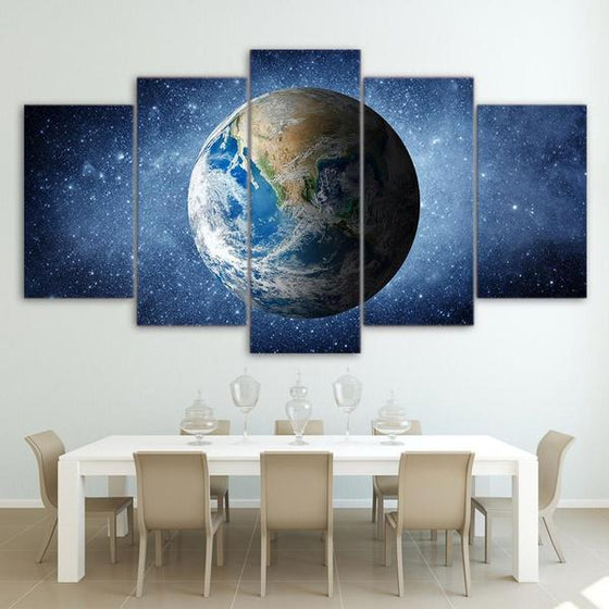 Planet Earth Wall Art Idea