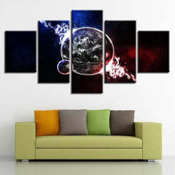 Planet Wall Art Canvases