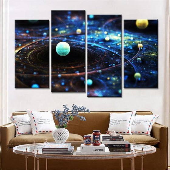Planetary Model Wall Art Living Room