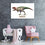 Polygonal Tyrannosaurus Canvas Wall Art Nursery