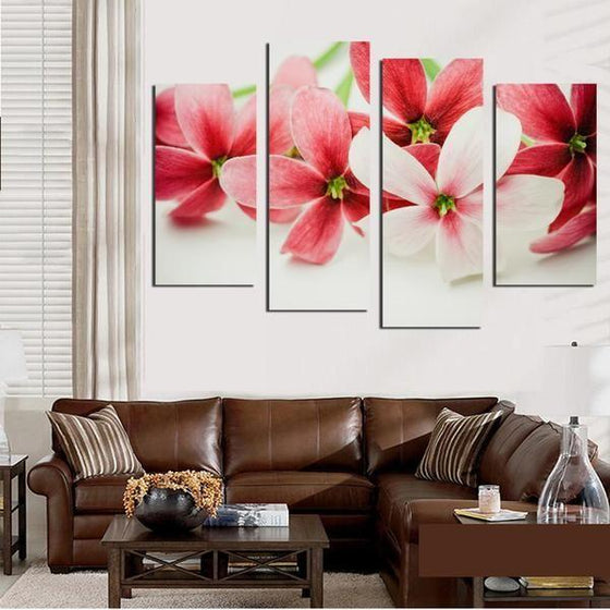 Porcelain Flowers Wall Art Canvases