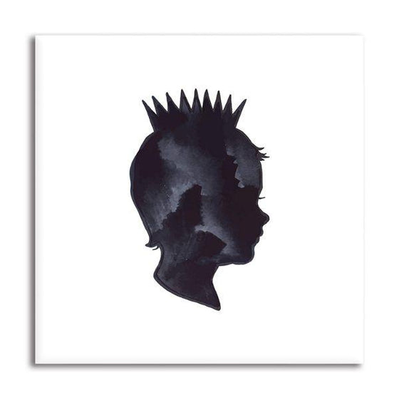Prince Silhouette Canvas Wall Art