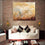 Printed Hand Painted Canvas Wall Décor Square