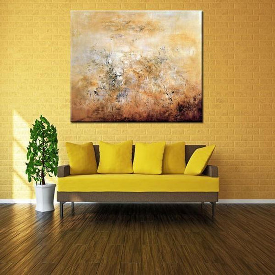 Printed Hand Painted Canvas Wall Prints Square