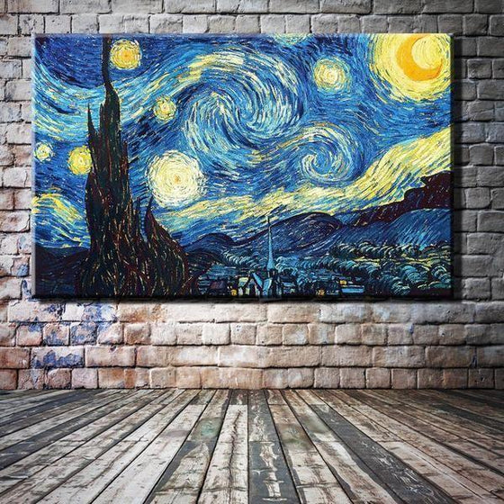 Prints Van Gogh Starry Night Wall Ar