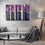 Purple Birch Trees Canvas Wall Art Living Room