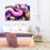 Splash Of Purple Colors Canvas Wall Art Bedroom
