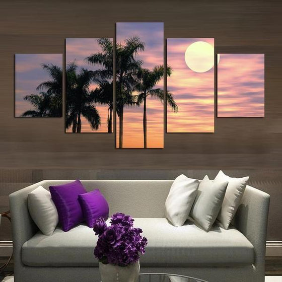 Purple Sunset Wall Art