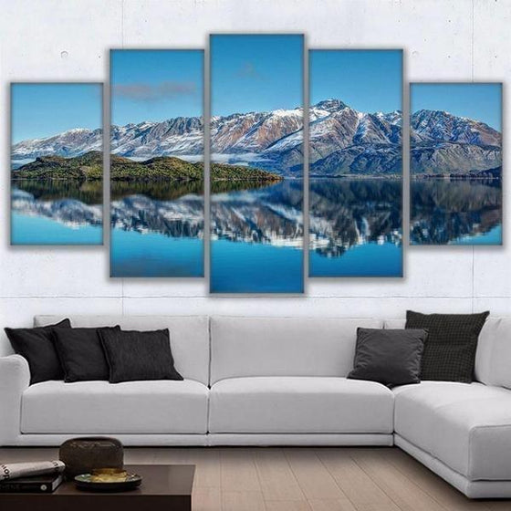 Queenstown Mountain Canvas Wall Art Living Room