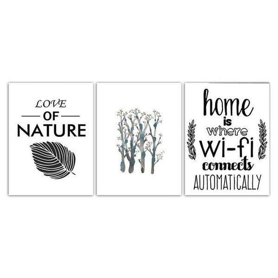 Quotes Into Wall Art Print