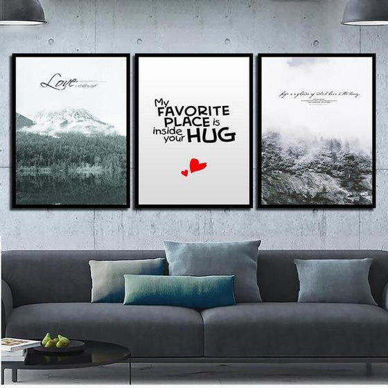 Quotes Made Into Wall Art Decors