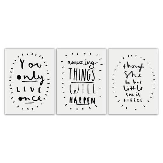 Quotes Wood Wall Art Canvases