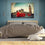Red Bus On Westminster Canvas Wall Art Bedroom