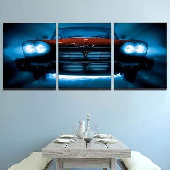 Classic Cadillac Canvas Wall Art Dining Table