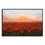Red Poppy Field At Sunset Canvas Wall Art Print