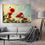 Red Poppy Flowers Canvas Wall Art Living Room