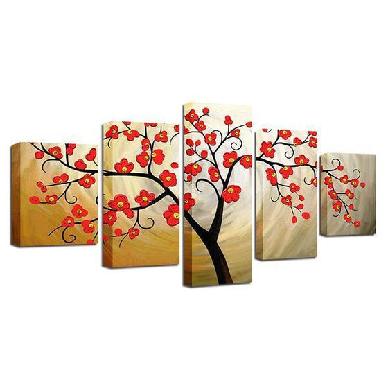 Blossomed Tree Canvas Wall Art Prints