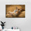 Relaxed Wild Tiger Canvas Wall Art Print