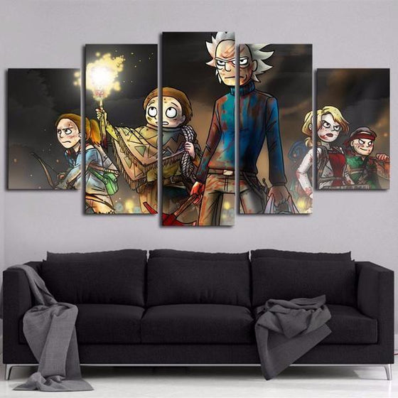 Rick & Morty Wall Art For Sale Canvas