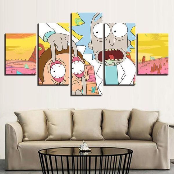 Rick & Morty Wall Art Modern Canvases