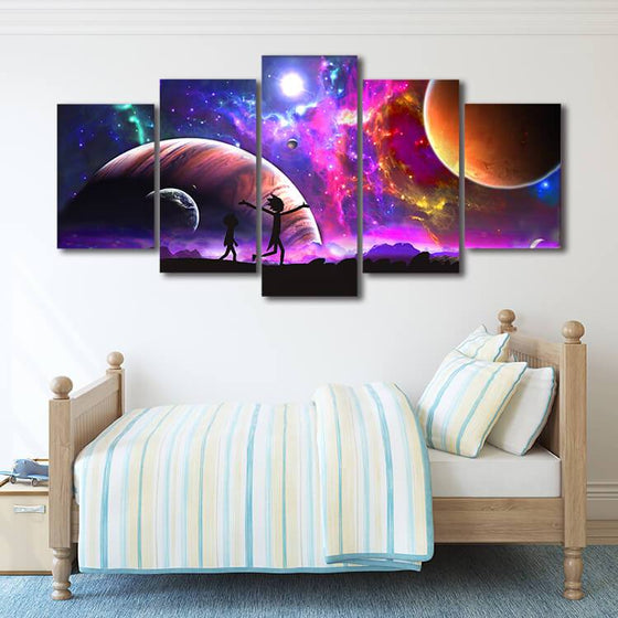 Rick And Morty Canvas Wall Art