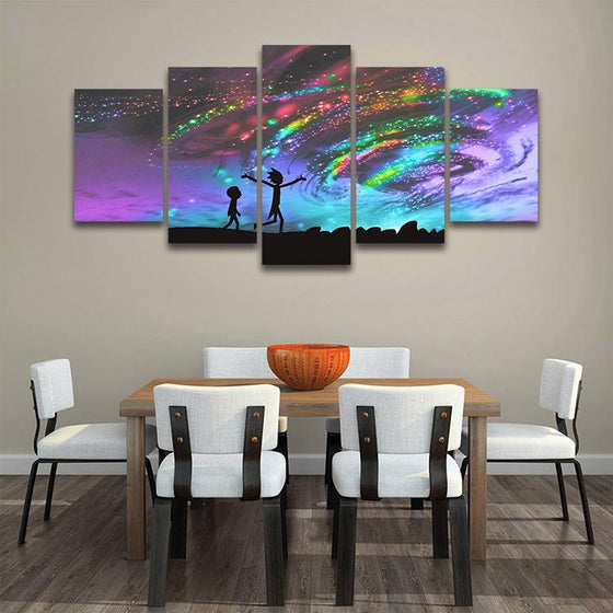 Rick and Morty Canvas Art
