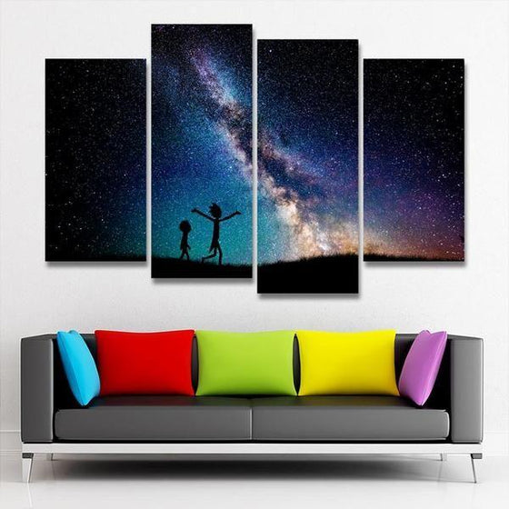 Rick And Morty Wall Art Canvases