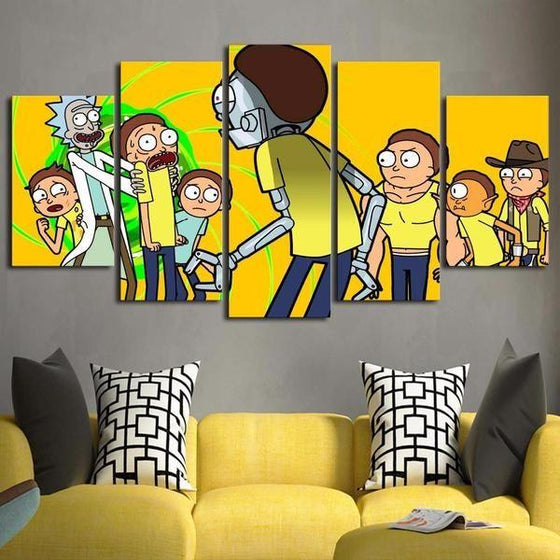 Rick And Morty Wall Art Dining Room Decor