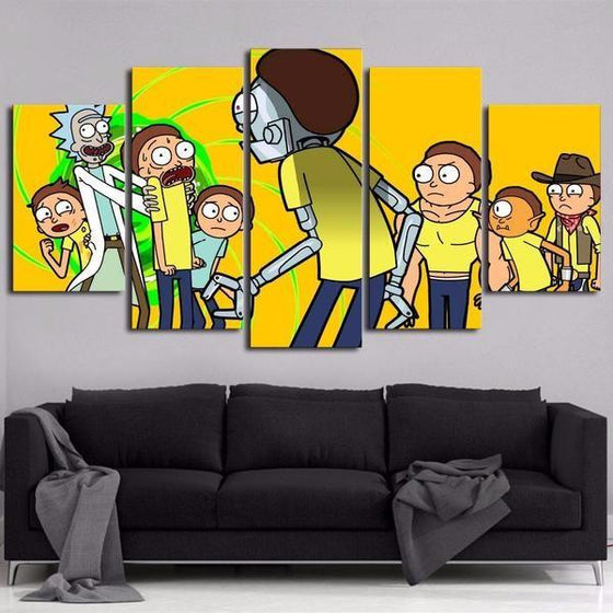 Rick And Morty Wall Art Dining Room Decors