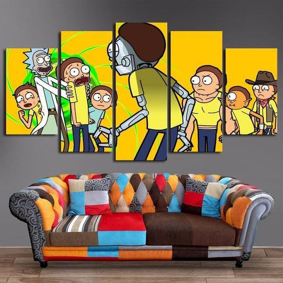 Rick And Morty Wall Art Dining Room