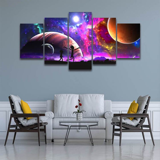 Rick And Morty Canvas Wall Art